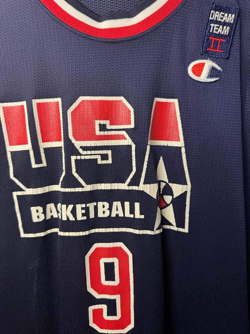Vintage Dan Majerle #9 USA Basketball Dream Team II Champion Jersey Youth XL - Picture 3 of 5
